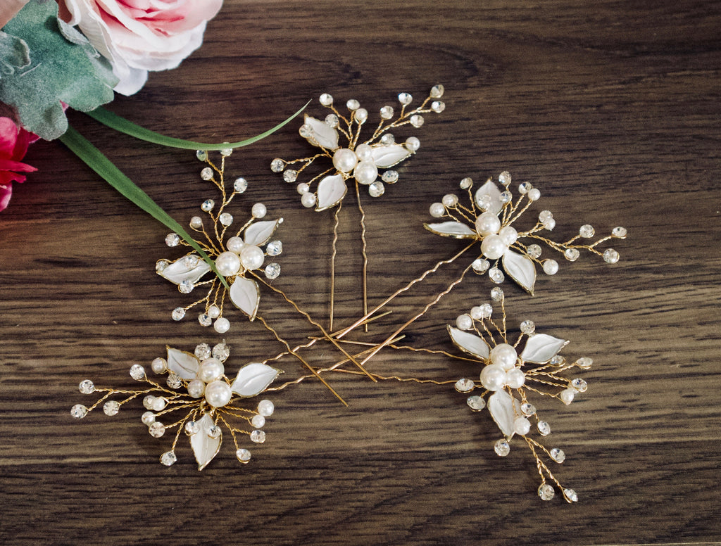 Wedding Hair pins Bridal Hair Accessories Wedding HaIr Accessories Bridal Hair pins Bridal Hair Jewelry Bridesmaid Hair Pins