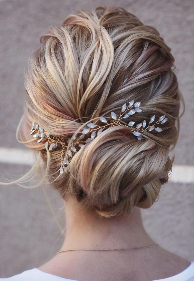 Bridal hair piece Crystal Something Blue Bridal hair clip Wedding hair piece Wedding hair Accessory Bridal Hair Accessory Wedding Hair pin