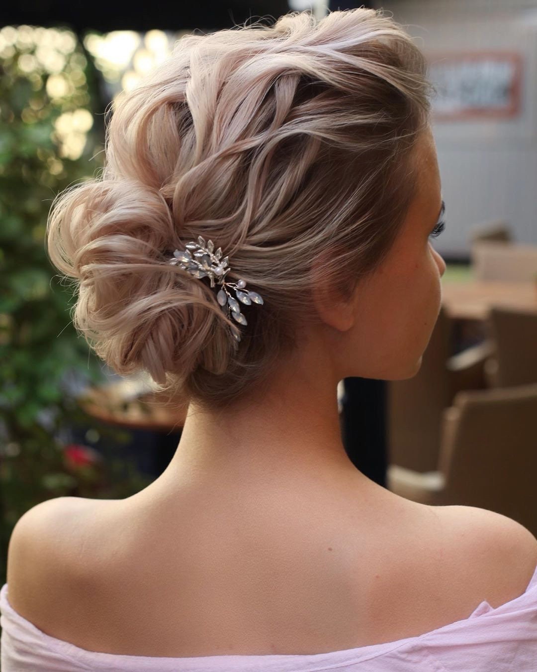Bridal Hair Pin Something blue Bridal Hair pin Bridal Wedding Hair Accessories Something blue Hair pins Silver Bridal Hair Accessories