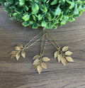 Leaf Hair pins Leaf hair piece Bridal hair pins Gold Bridal hair pins Wedding hair pins Bridesmaids hair pins Leaf hairpins