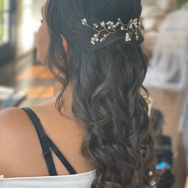 Wedding Hair Accessories Bridal Hair Vine Bridal hair accessories Wedding Hair Vine Rose Gold Bridal Hair Vine Silver Bridal Hair vine