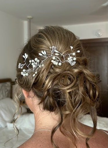 Wedding Hair Accessories Bridal Hair Vine Bridal hair accessories Wedding Hair Vine Rose Gold Bridal Hair Vine Silver Bridal Hair vine
