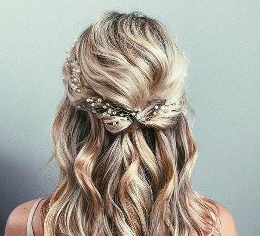 Wedding Hair Accessories Bridal Hair Vine Bridal hair accessories Wedding Hair Vine Rose Gold Bridal Hair Vine Silver Bridal Hair vine