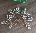Crystal Hair Pins Something blue Bridal Hair pins Bridal Wedding Hair Accessories Something blue Hair pins Bridesmaids Gift Silver Hair Pins