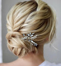 Bridal Hair Pin Something blue Bridal Hair pin Bridal Wedding Hair Accessories Something blue Hair pins Silver Bridal Hair Accessories