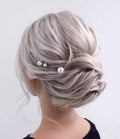 Bridal hair pins Pearl Wedding Hair Accessories Pearl Bridal hair piece Bridesmaids gift Wedding hair pins Bridesmaids hair pins
