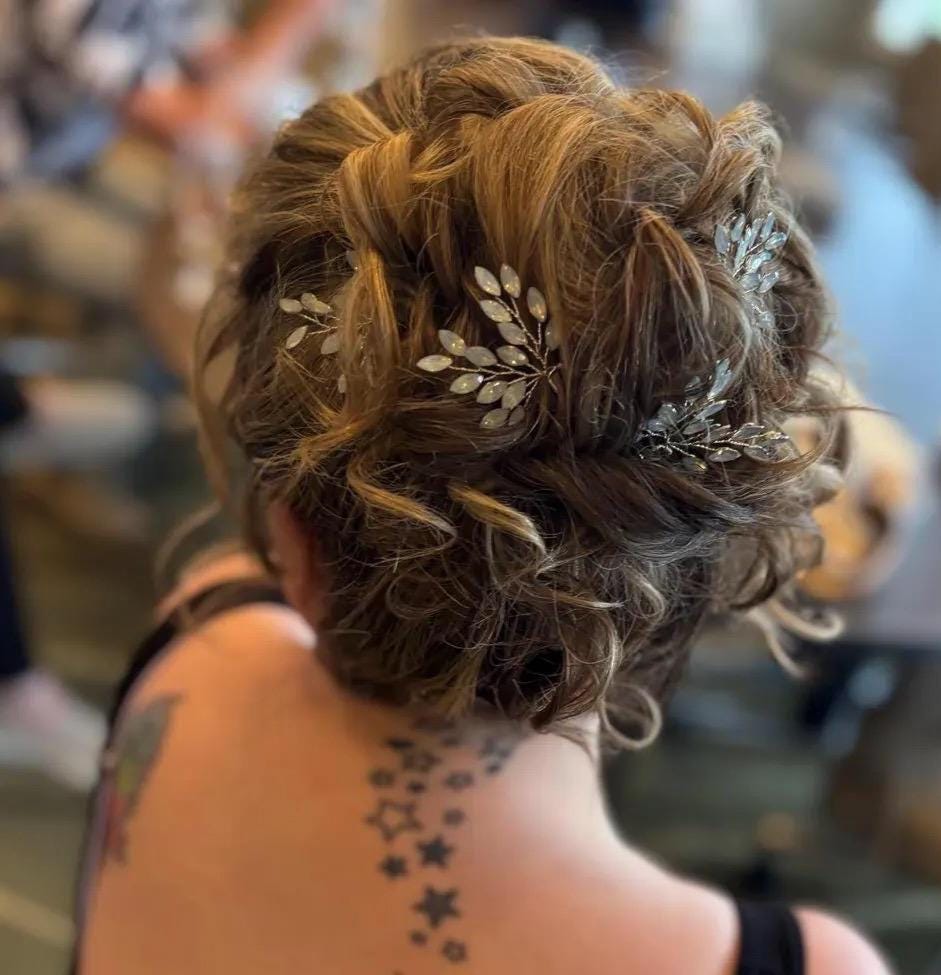 Crystal Hair Pins Something blue Bridal Hair pins Bridal Wedding Hair Accessories Something blue Hair pins Bridesmaids Gift Silver Hair Pins