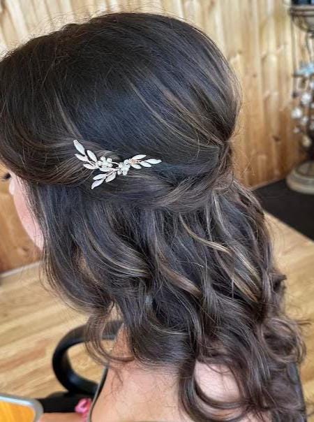 Leaf Bridal Hair pins Bridesmaids Hair Pins Leaf Wedding Hair Accessories Bridesmaids Hair pins Leaf Wedding Hair pins Bridesmaids Gift