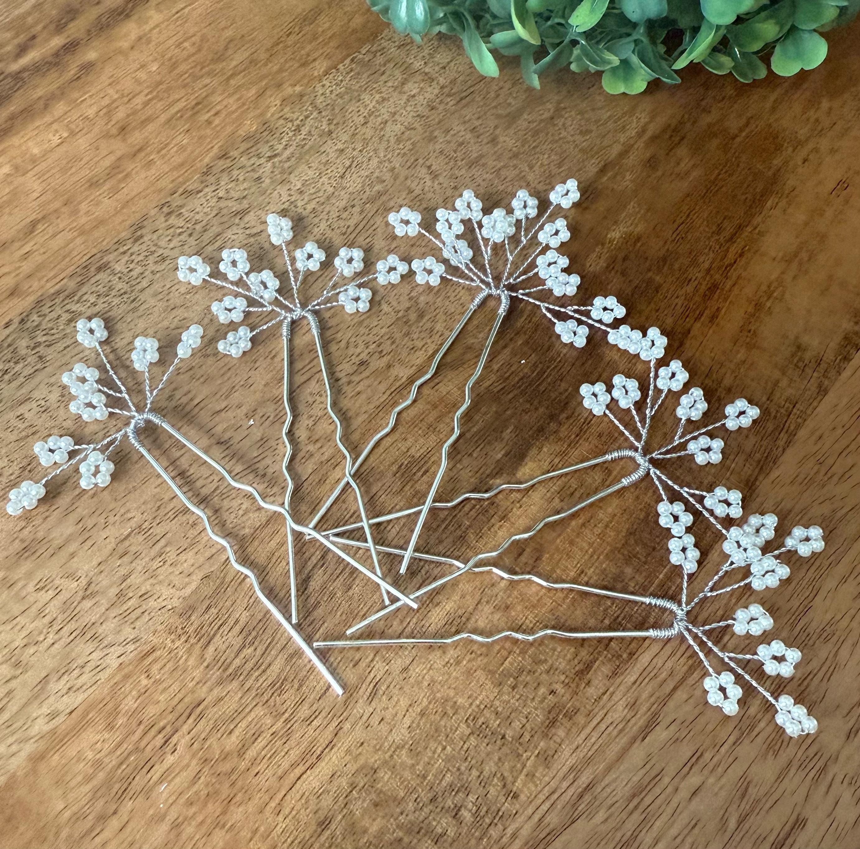 Baby's Breath Hair vine Bridal Hair vine Bridal hair accessory Wedding Hair Accessory Bridal Hair piece Silver Wedding Hair piece