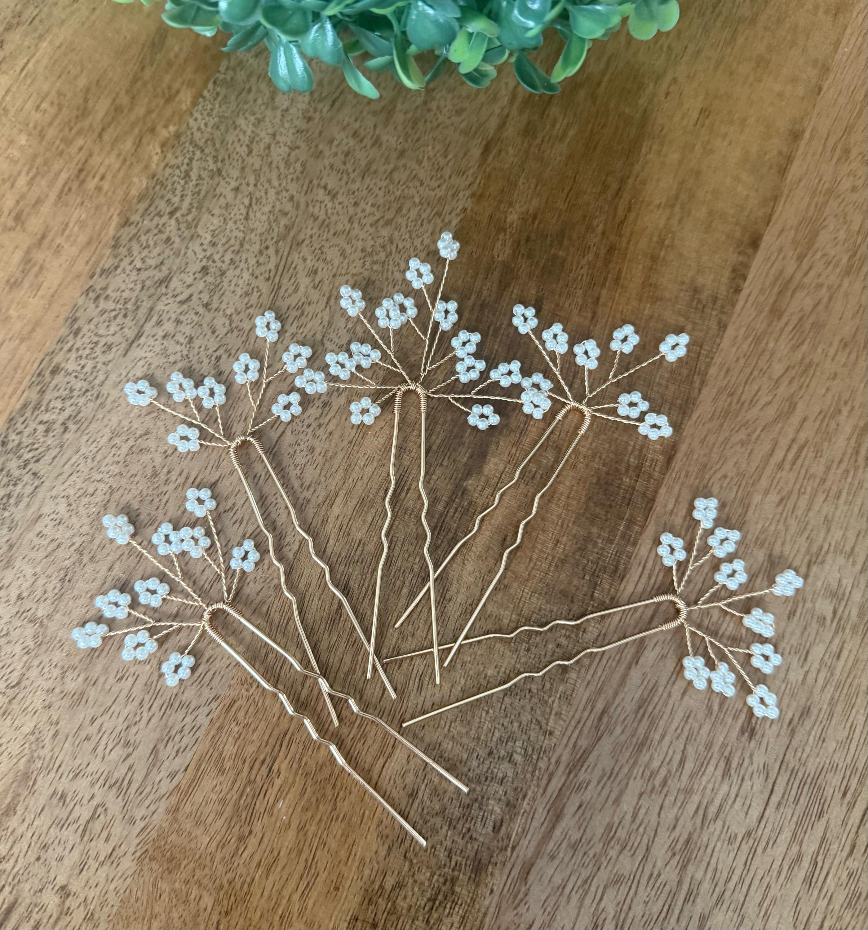 Baby's Breath Hair vine Bridal Hair vine Bridal hair accessory Wedding Hair Accessory Bridal Hair piece Silver Wedding Hair piece